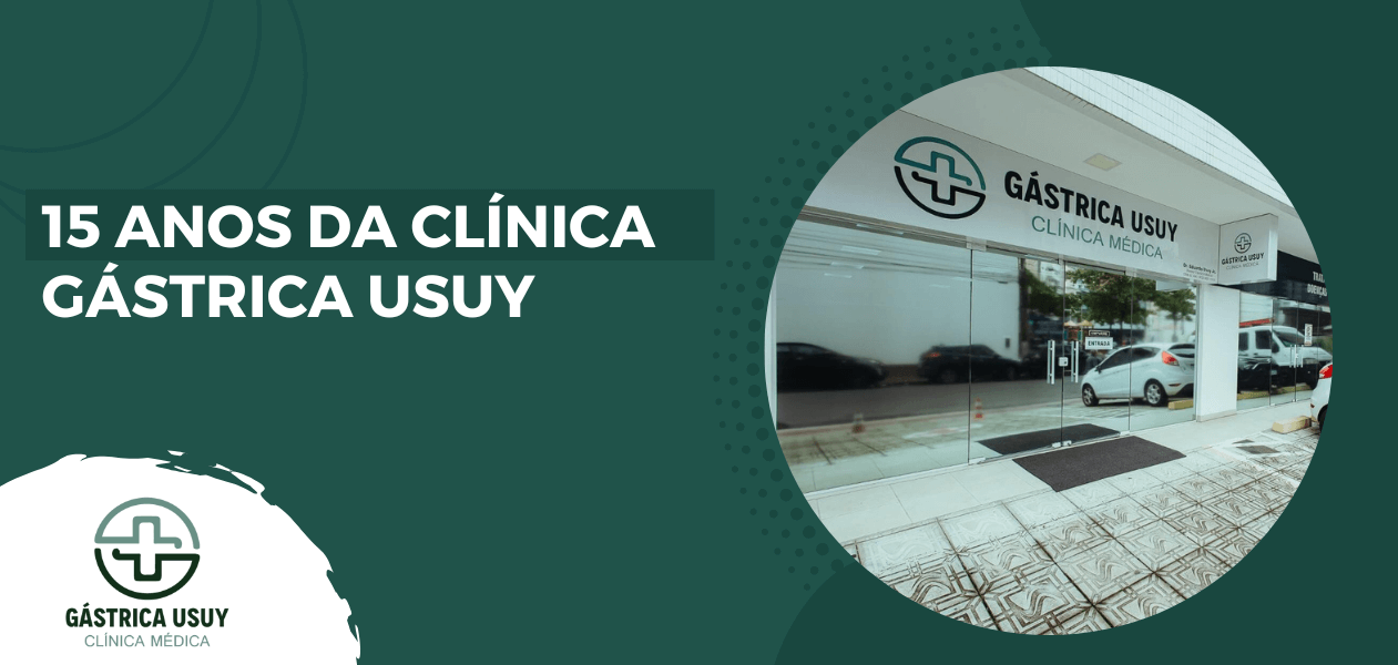 Clínica Gástrica Usuy: 15 anos de tradição, inovação e cuidado em saúde digestiva.