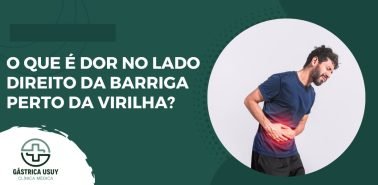 O que é dor no lado direito da barriga perto da virilha?