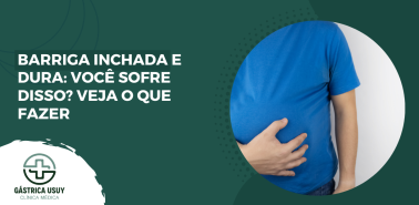 barriga inchada e dura